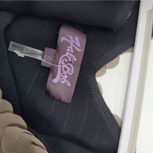 HALE BOB dress gray‎ black circle sequin layered ombre shift S - Picture 4 of 9